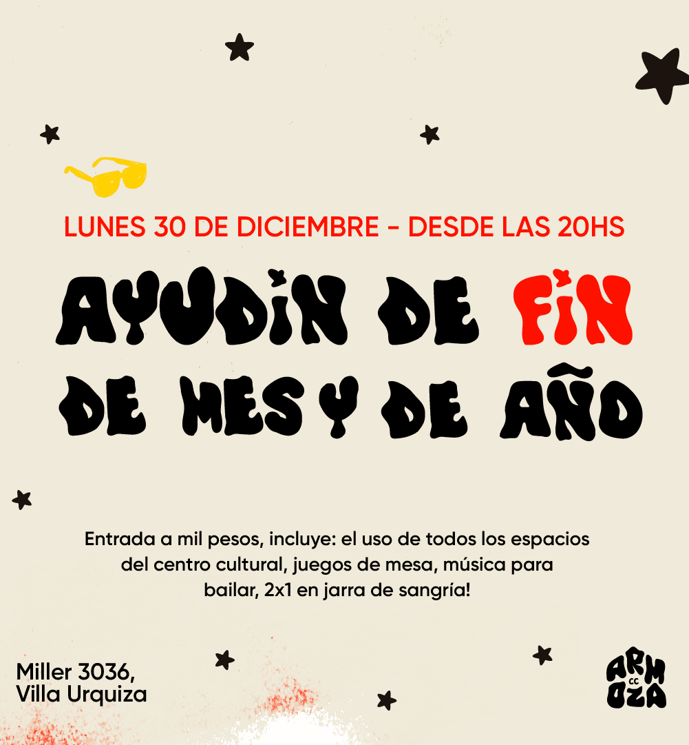 Ayudín de fin de mes y fin de año!