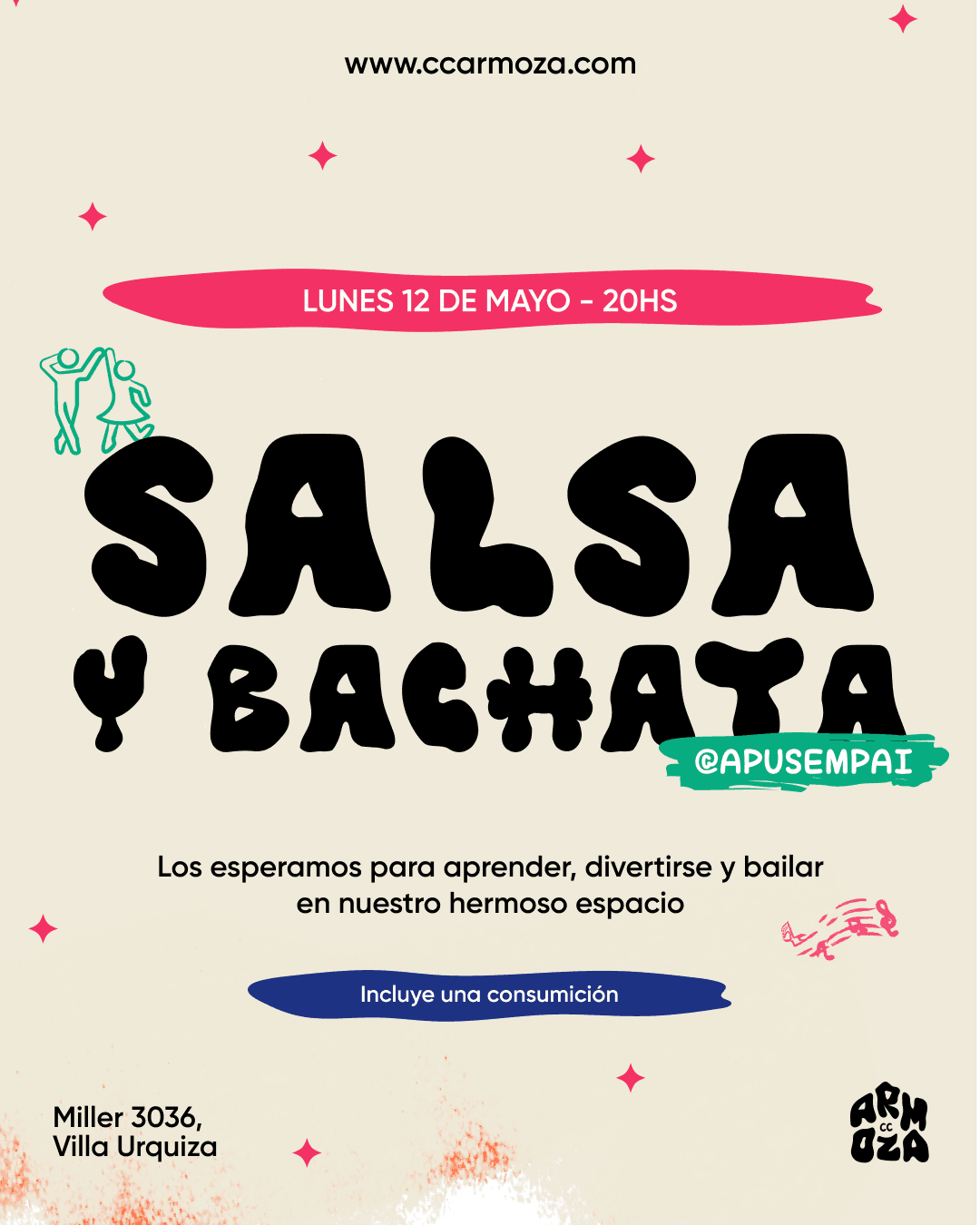 Salsa y Bachata: clase única!