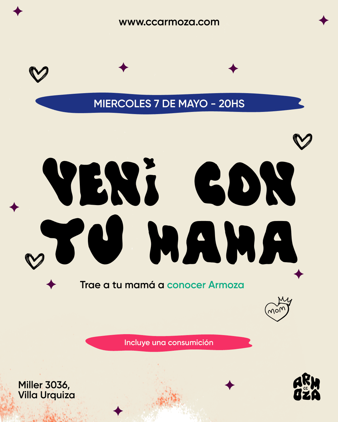 Veni con tu mamá!