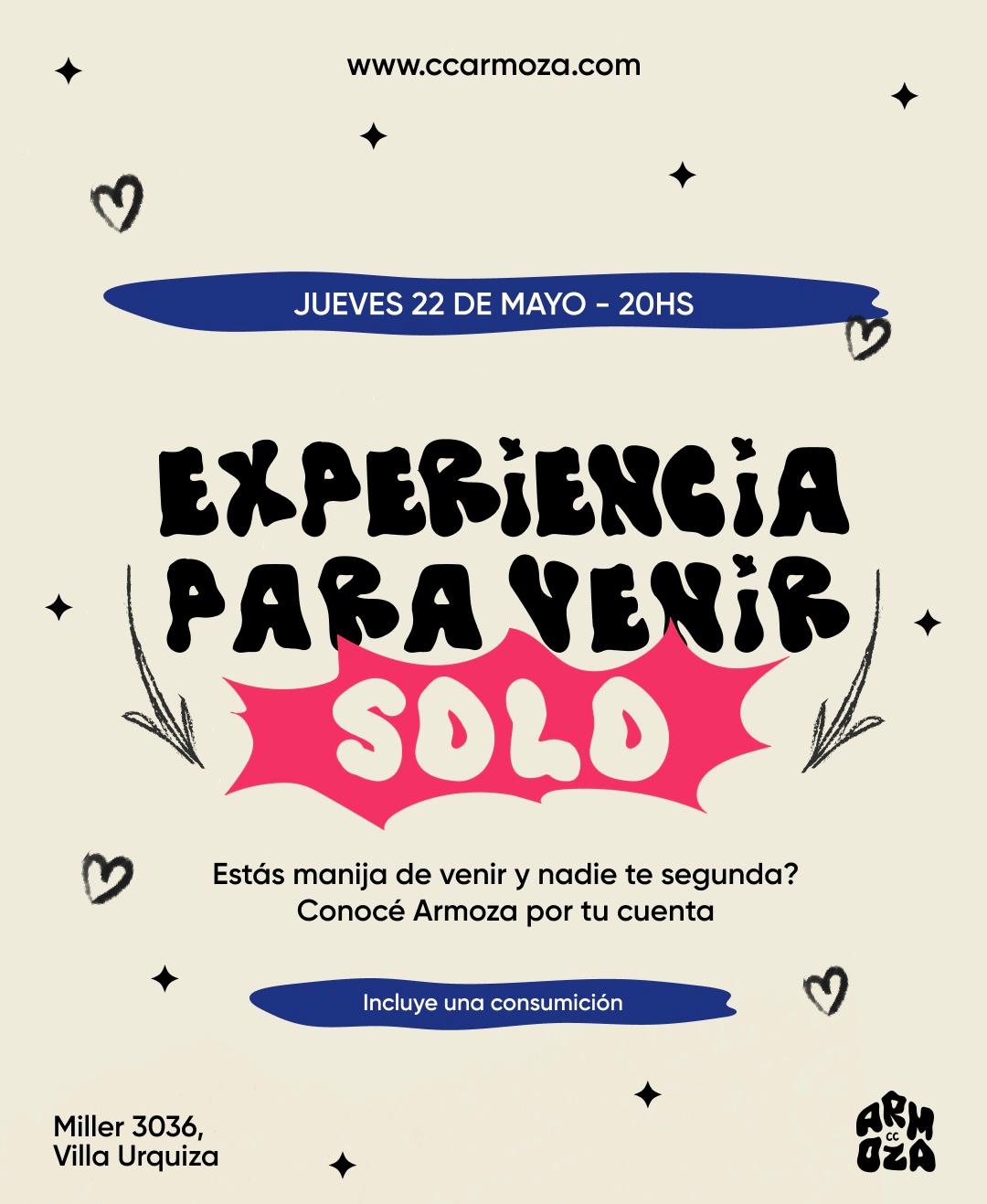 Experiencia para venir solo