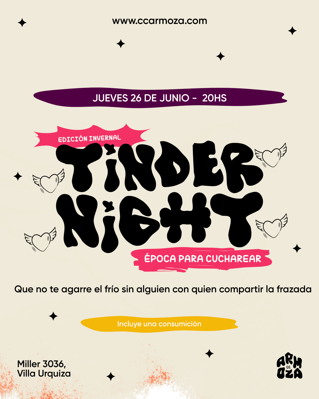 Tinder Night edición invernal