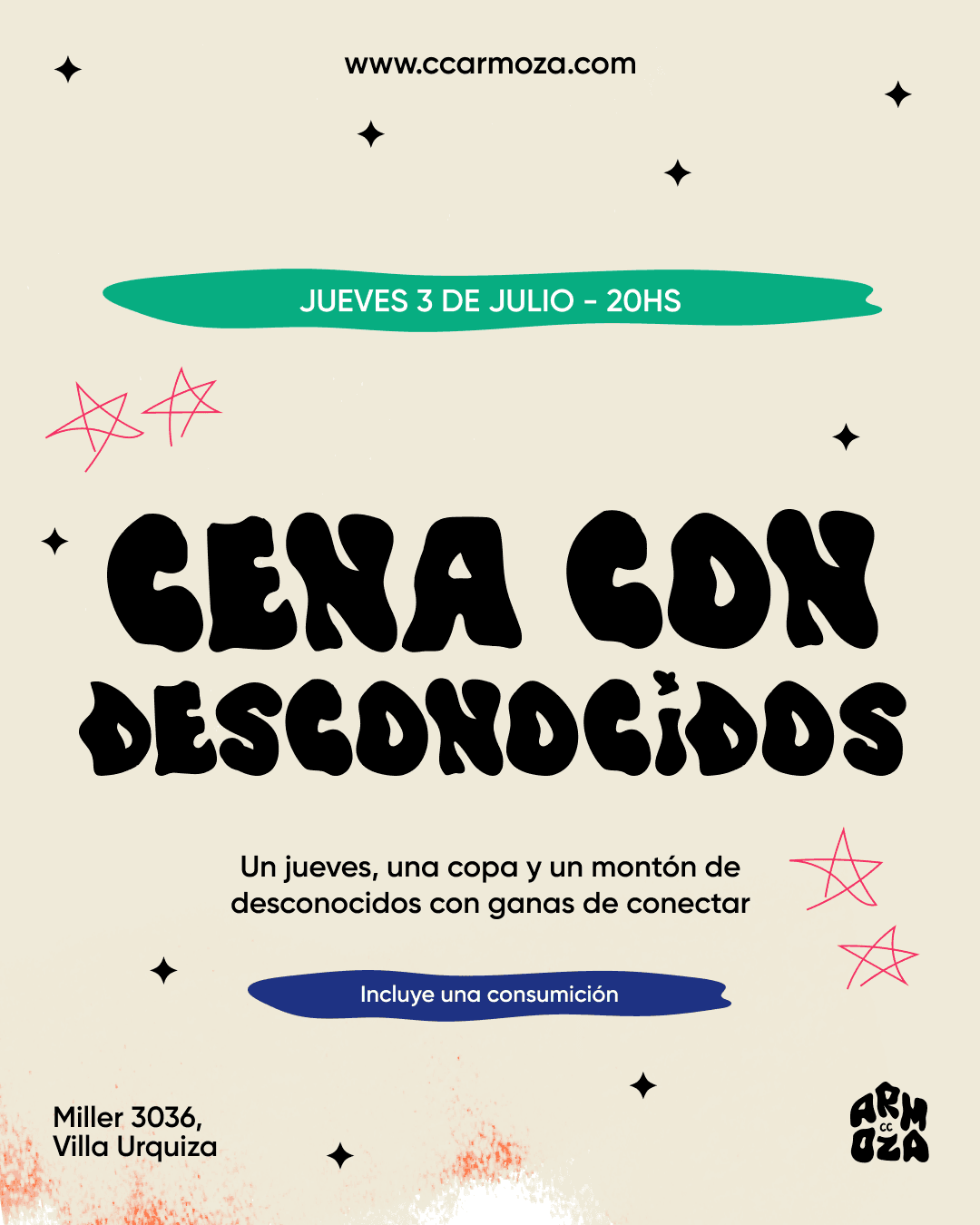 Cena con desconocidos