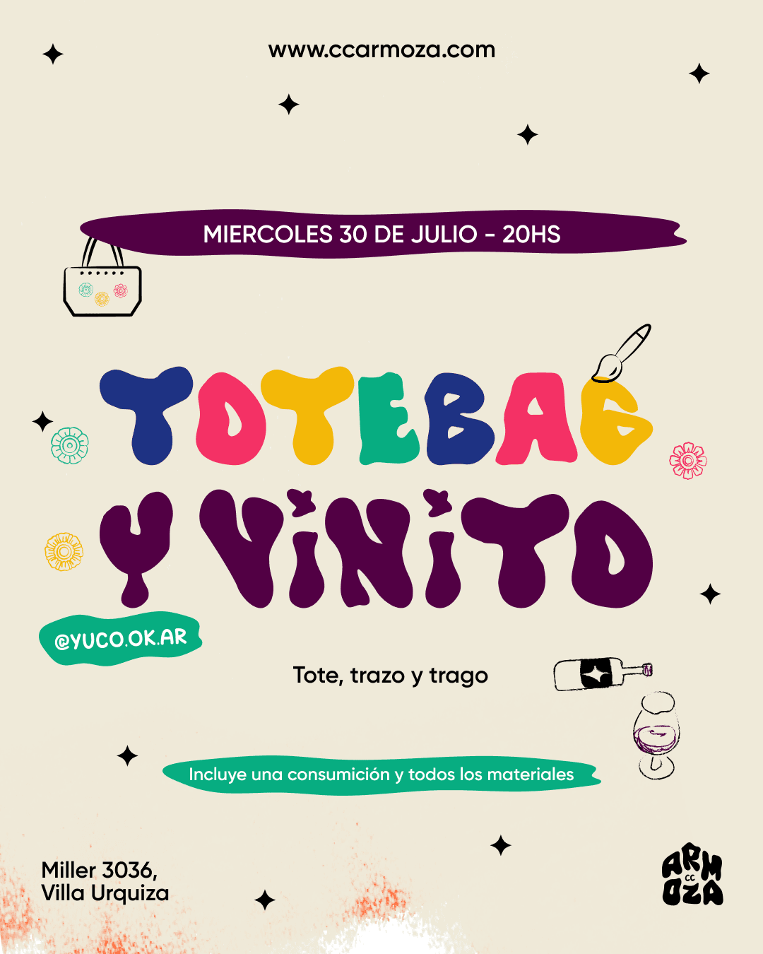 Tote bag y Vinito
