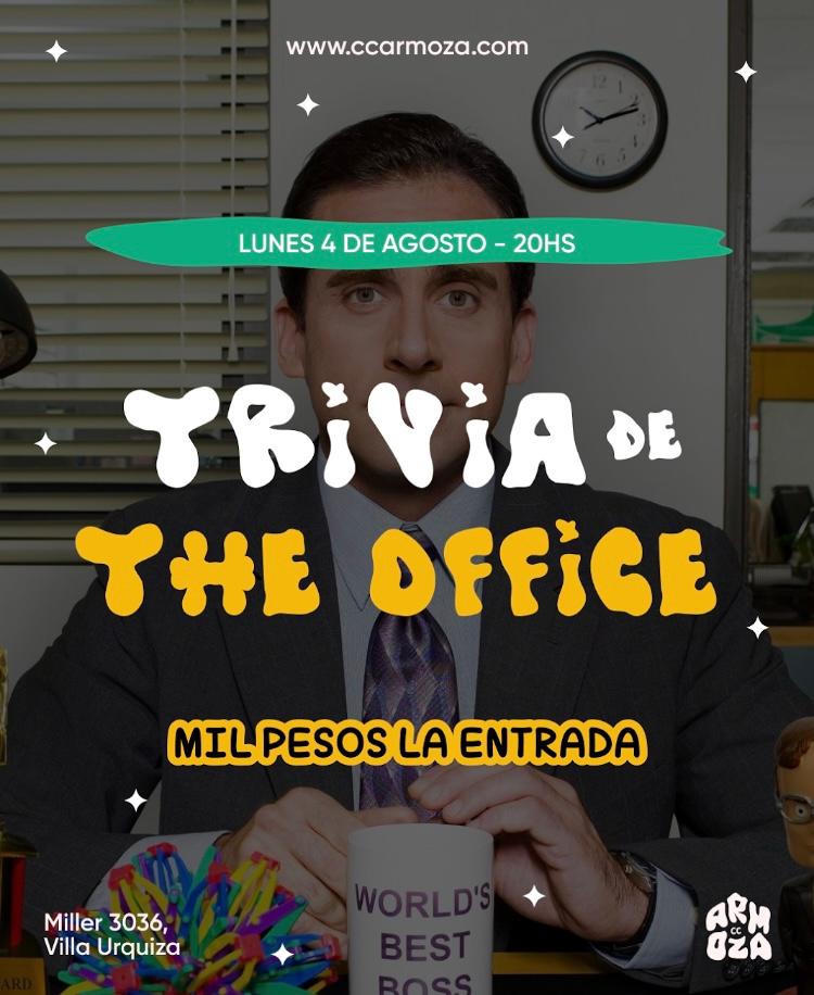 Noche de Trivia: The Office A MIL PESOS LA ENTRADA!