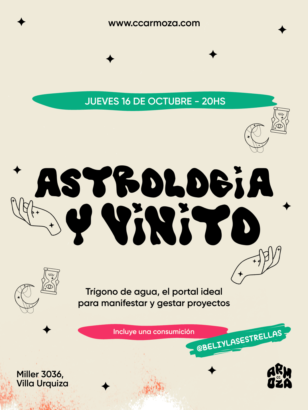 Charla de Astrología: Trígono de agua
