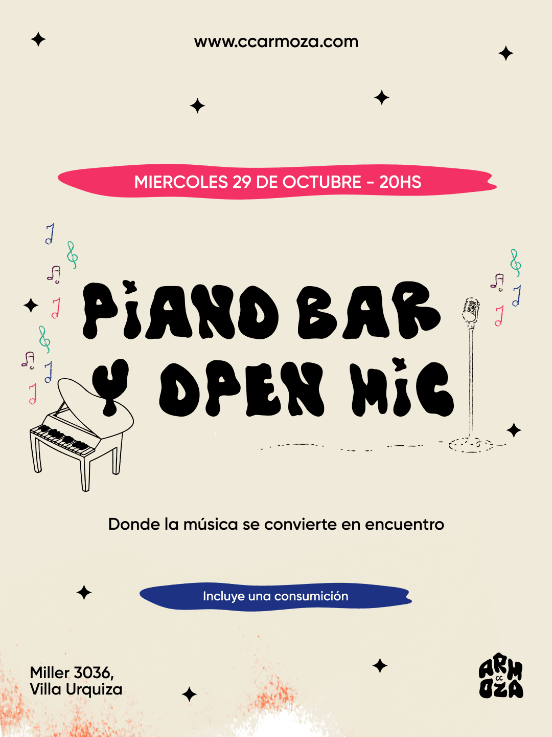 PIANO BAR & OPEN MIC NIGHT
