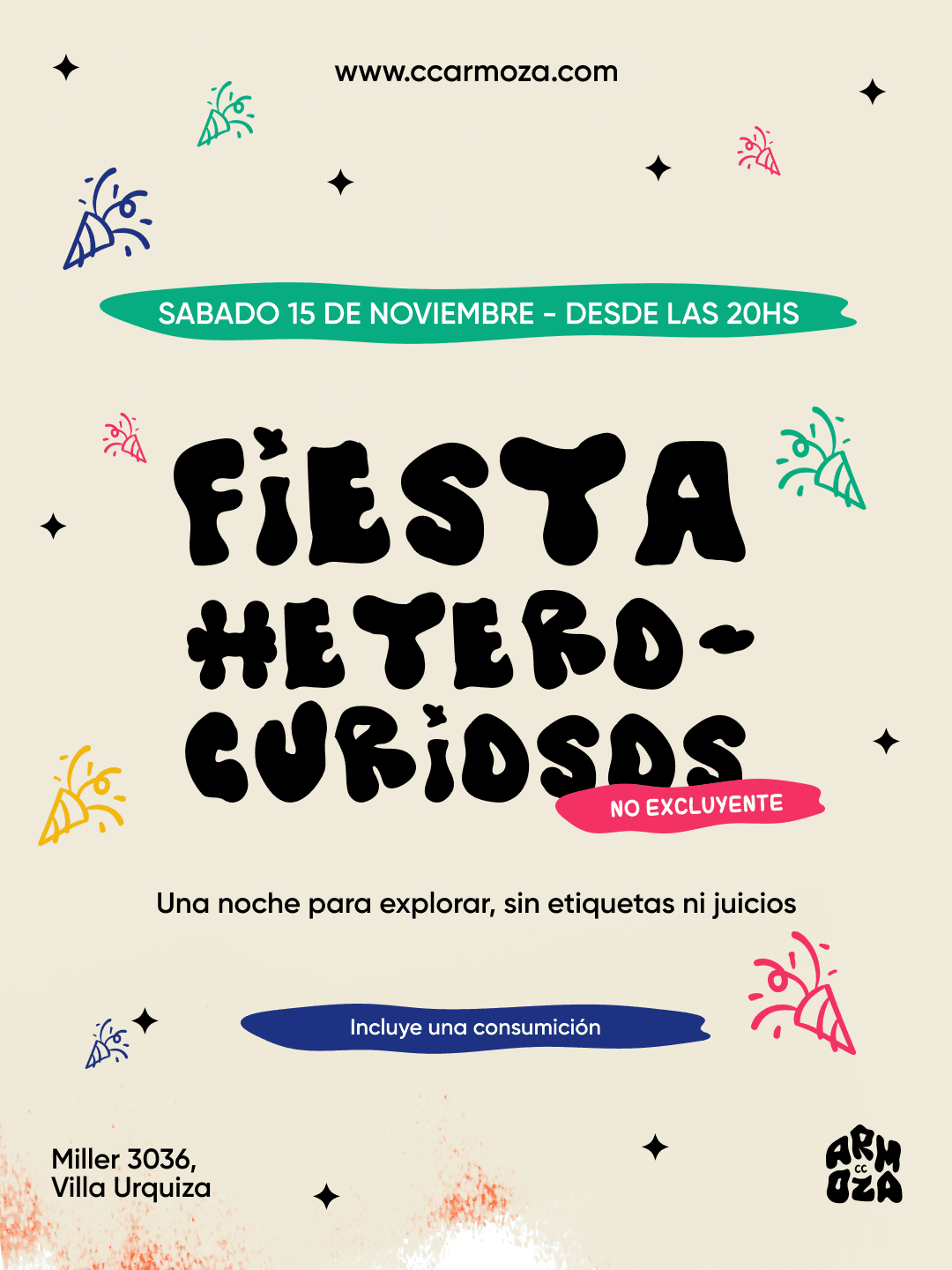 Fiesta heterocuriosos! (no excluyente)