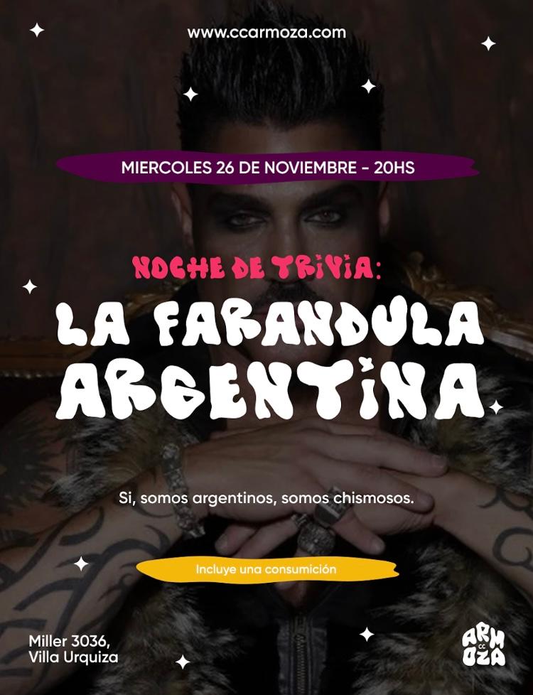 Trivia de la farándula argentina