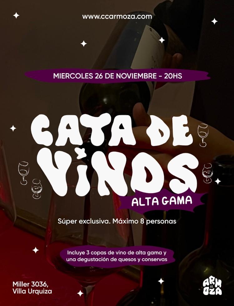 Cata de vinos de Alta Gama: super exclusiva!