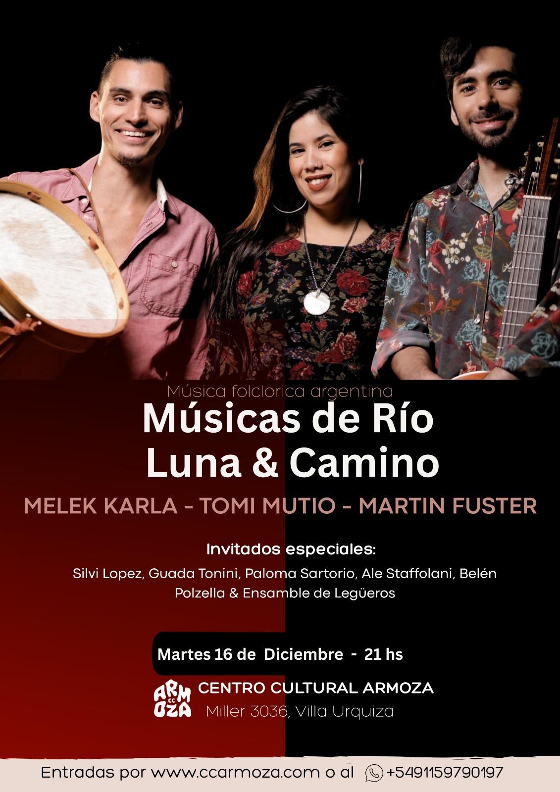 Músicas de Rio, luna y camino